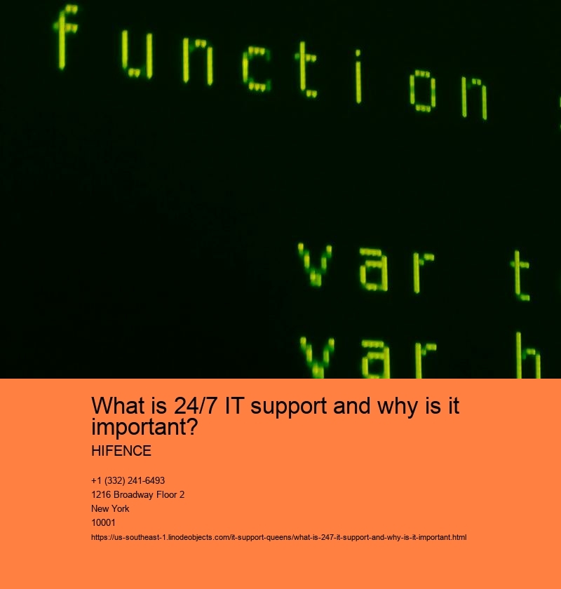 What is 24/7 IT support and why is it important? HIFENCE What is 24/7 IT support and why is it important?