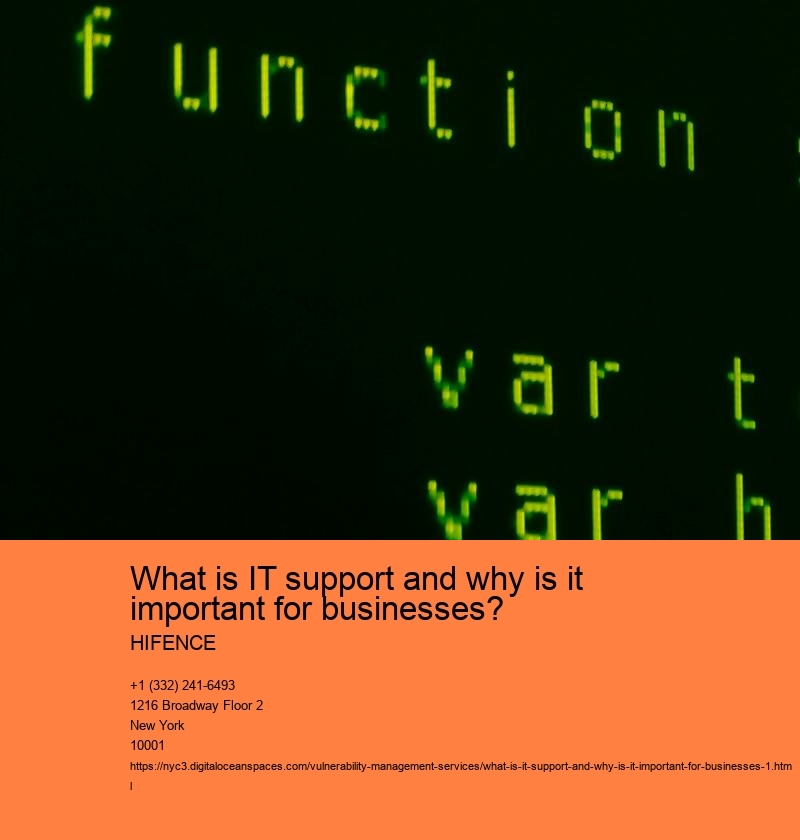 What is IT support and why is it important for businesses? HIFENCE Definition of IT support