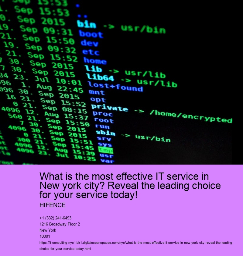 What is the most effective IT service in New york city? Reveal the leading choice for your service today!
