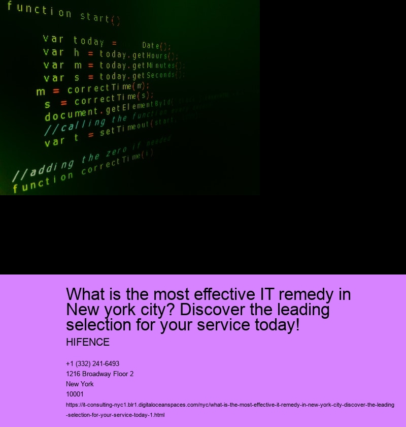 What is the most effective IT remedy in New york city? Discover the leading selection for your service today!