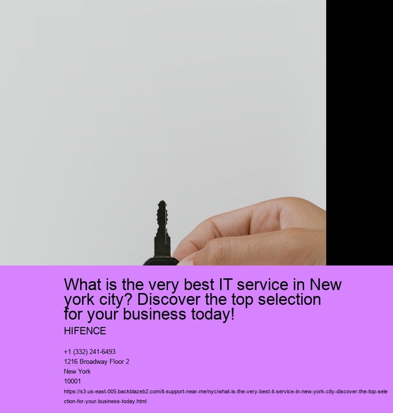 What is the very best IT service in New york city? Discover the top selection for your business today!