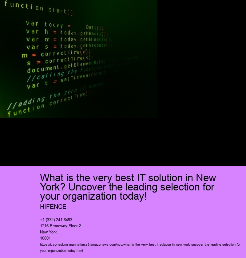 What is the very best IT solution in New York? Uncover the leading selection for your organization today!