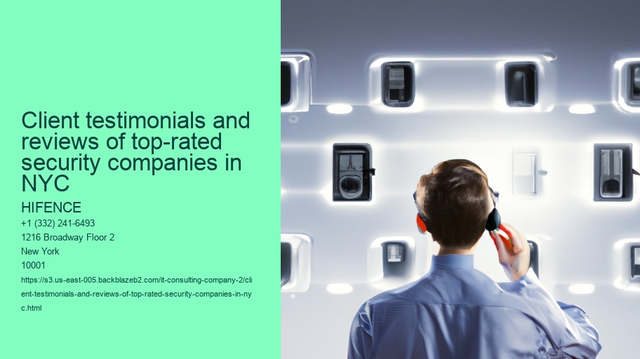 Client testimonials and reviews of top-rated security companies in NYC 