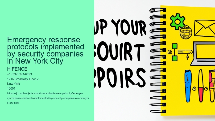Emergency response protocols implemented by security companies in New York City