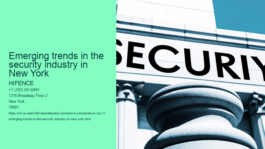 Emerging trends in the security industry in New York