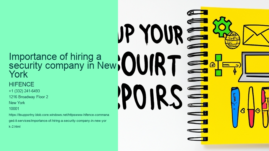 Importance of hiring a security company in NYC