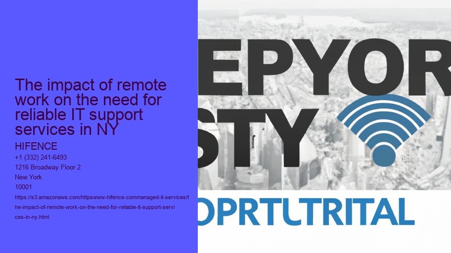 The impact of remote work on the need for reliable IT support services in NY 