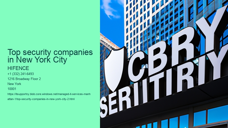 Top security companies in NYC 