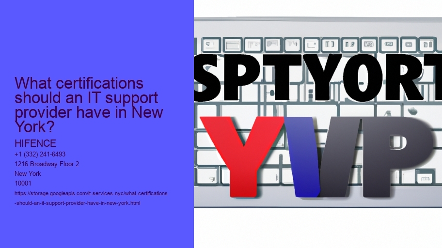 What certifications should I look for when hiring a security company in NYC?