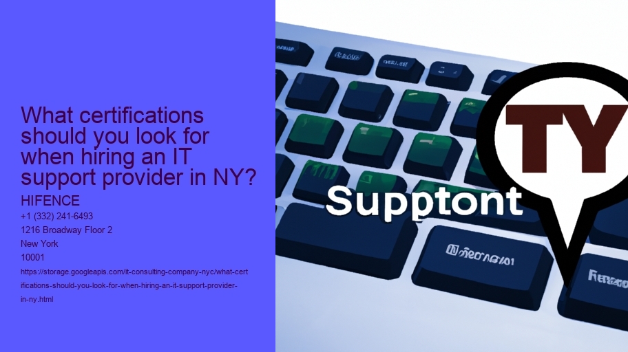 What certifications should I look for when choosing a security company in NYC?