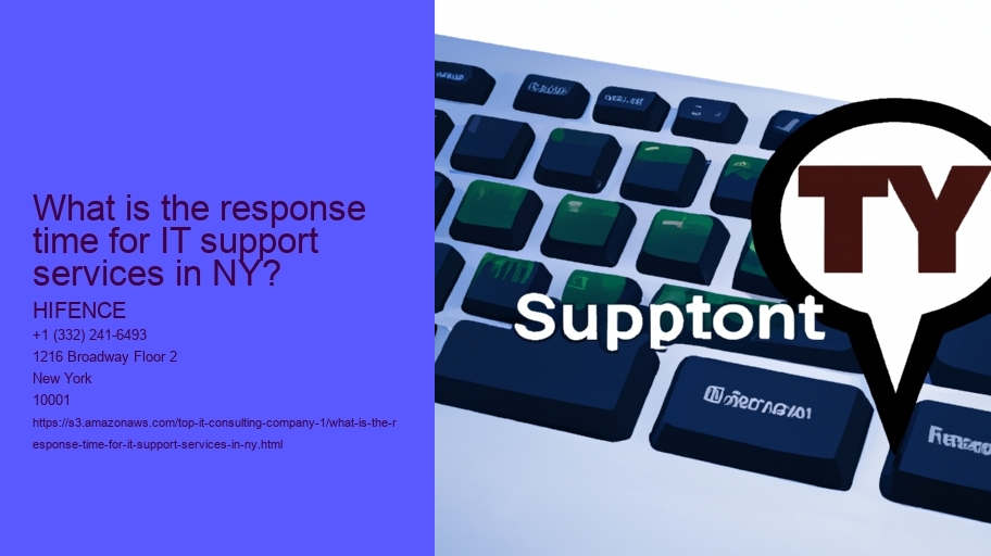What is the response time for IT support services in NY?