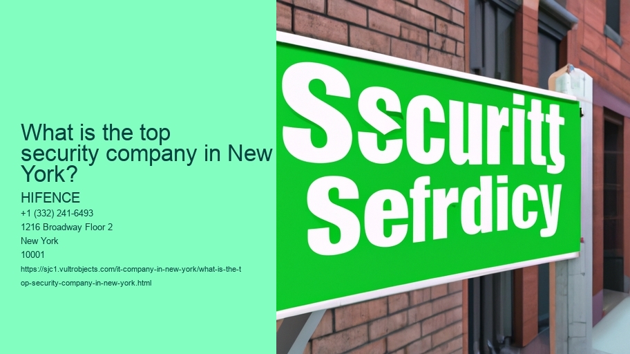 What is the top security company in New York?