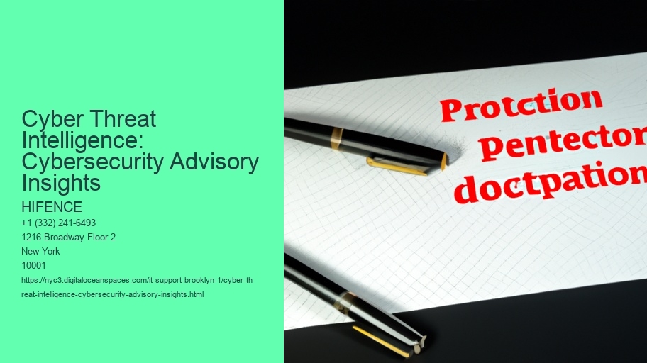 Cyber Threat Intelligence: Cybersecurity Advisory Insights