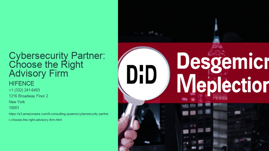 Cybersecurity Partner: Choose the Right Advisory Firm