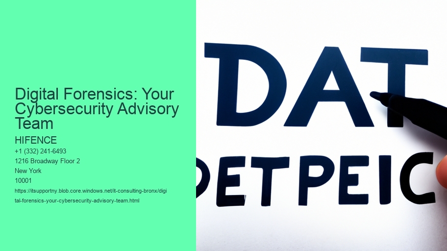 Digital Forensics: Your Cybersecurity Advisory Support Team