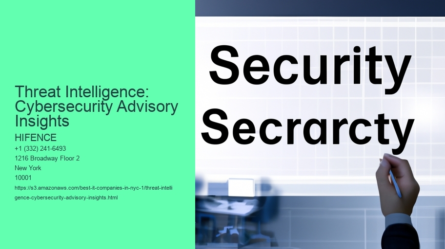 Threat Intelligence: Cybersecurity Advisory Insights