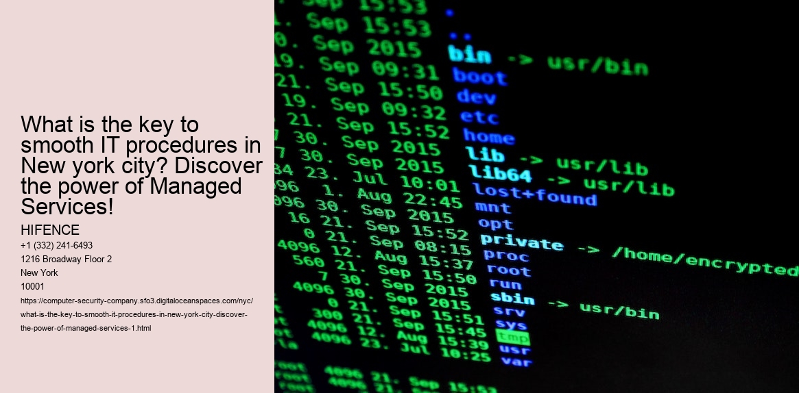 What is the key to smooth IT procedures in New york city? Discover the power of Managed Services!