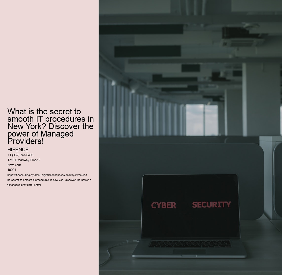 What is the secret to smooth IT procedures in New York? Discover the power of Managed Providers!