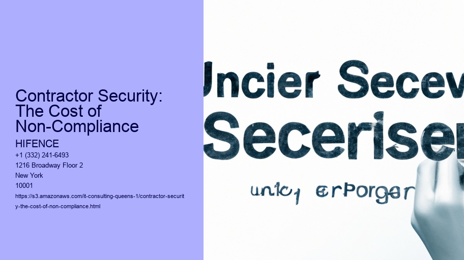 Contractor Security: The Cost of Non-Compliance