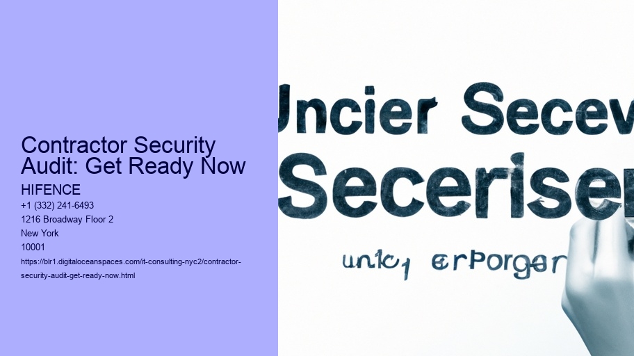 Contractor Security Audit: Get Ready Now