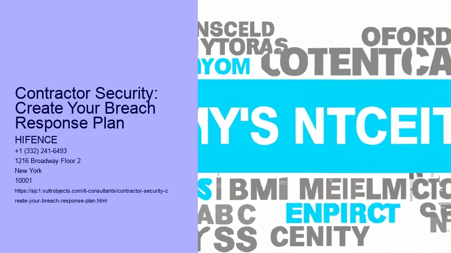 Contractor Security: Create Your Breach Response Plan