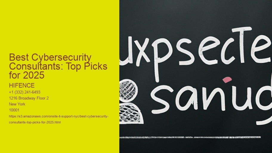 Best Cybersecurity Consultants: Top Picks for 2025