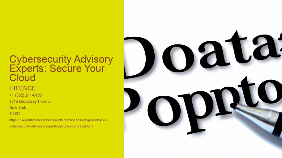 Cybersecurity Advisory Experts: Secure Your Cloud