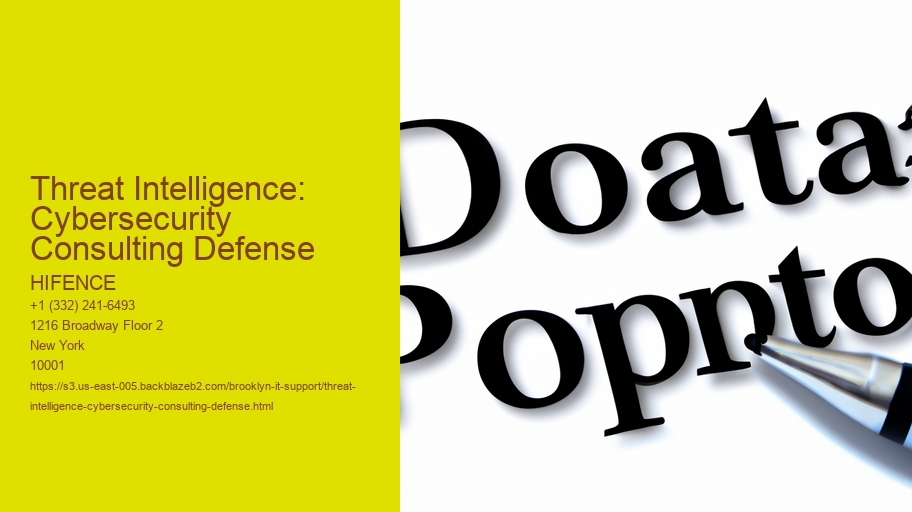 Threat Intelligence: Cybersecurity Consulting Defense