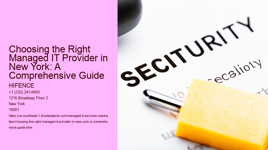 Choosing the Right Managed IT Provider in New York: A Comprehensive Guide