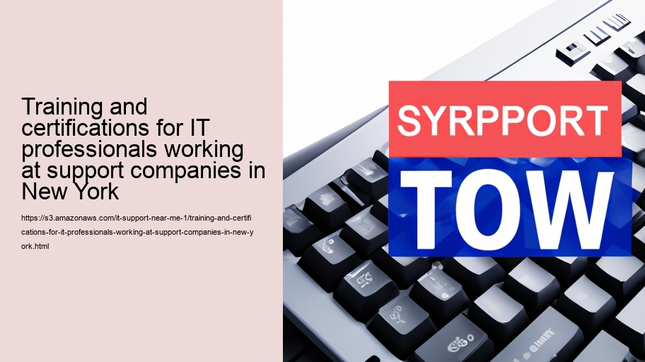 Training and certifications for IT professionals working at support companies in New York 