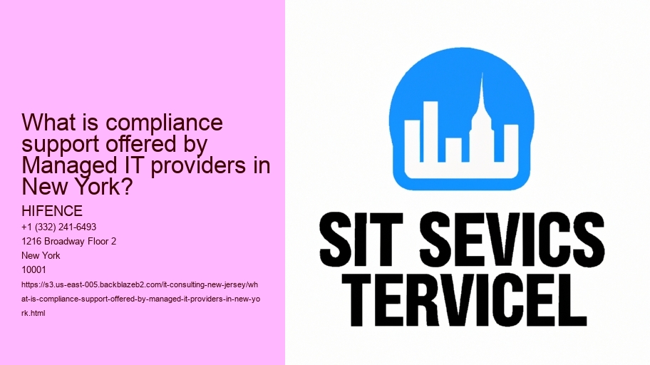 What is compliance support offered by Managed IT providers in New York?