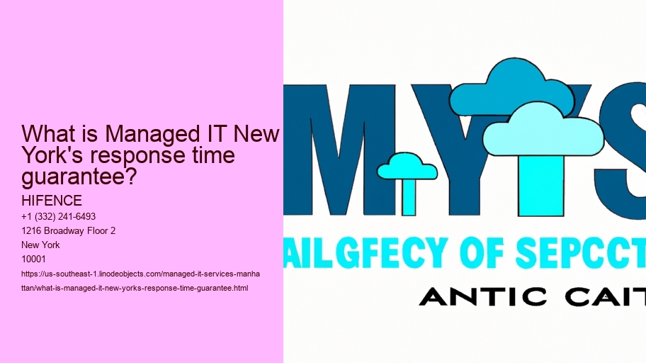 What is Managed IT New York's response time guarantee?
