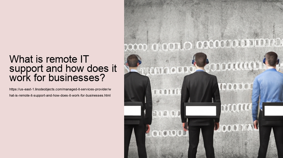 What is remote IT support and how does it work for businesses?