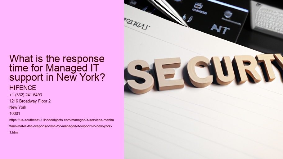 What is the response time for Managed IT support in New York?