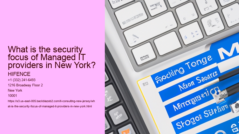 What is the security focus of Managed IT providers in New York?