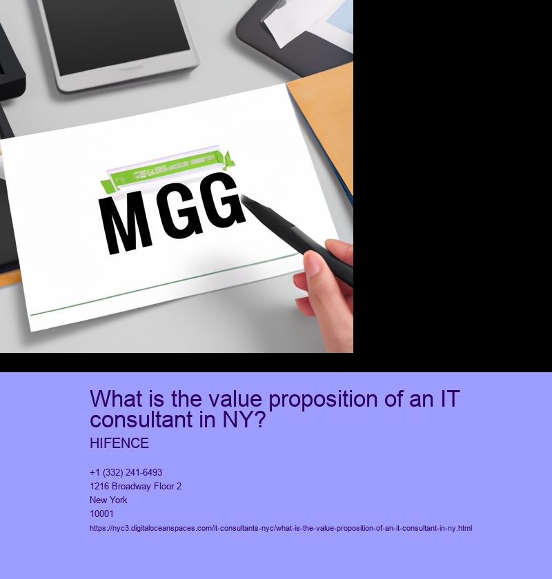 What is the value proposition of an IT consultant in NY?
