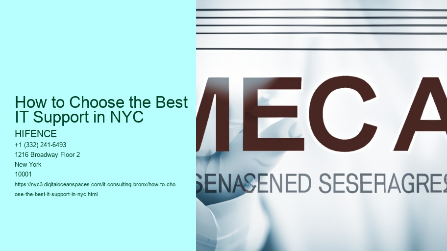 How to Choose the Best IT Support in NYC