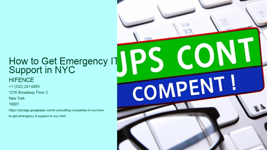 How to Get Emergency IT Support in NYC