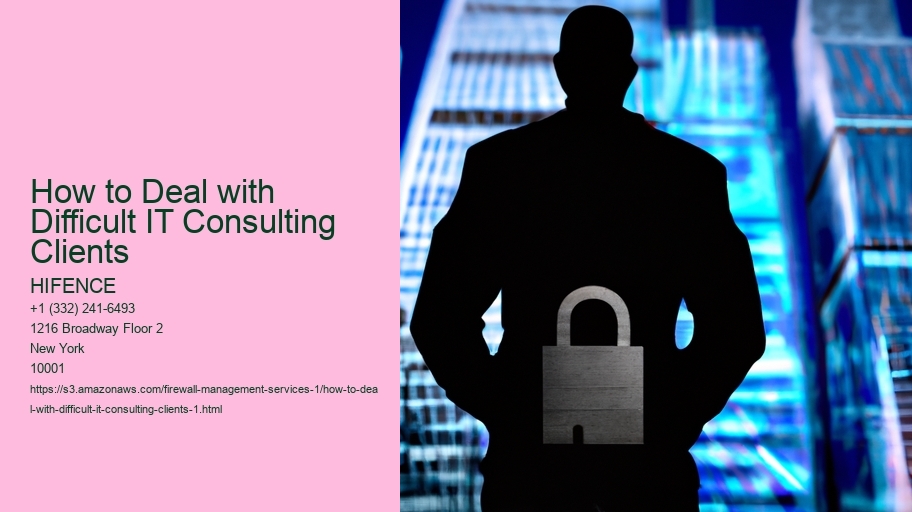How to Deal with Difficult IT Consulting Clients