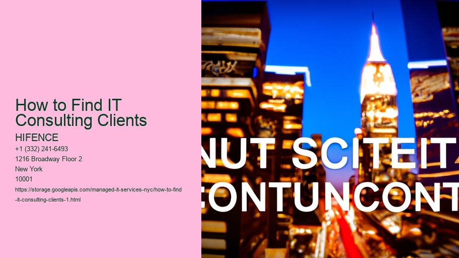 How to Find IT Consulting Clients