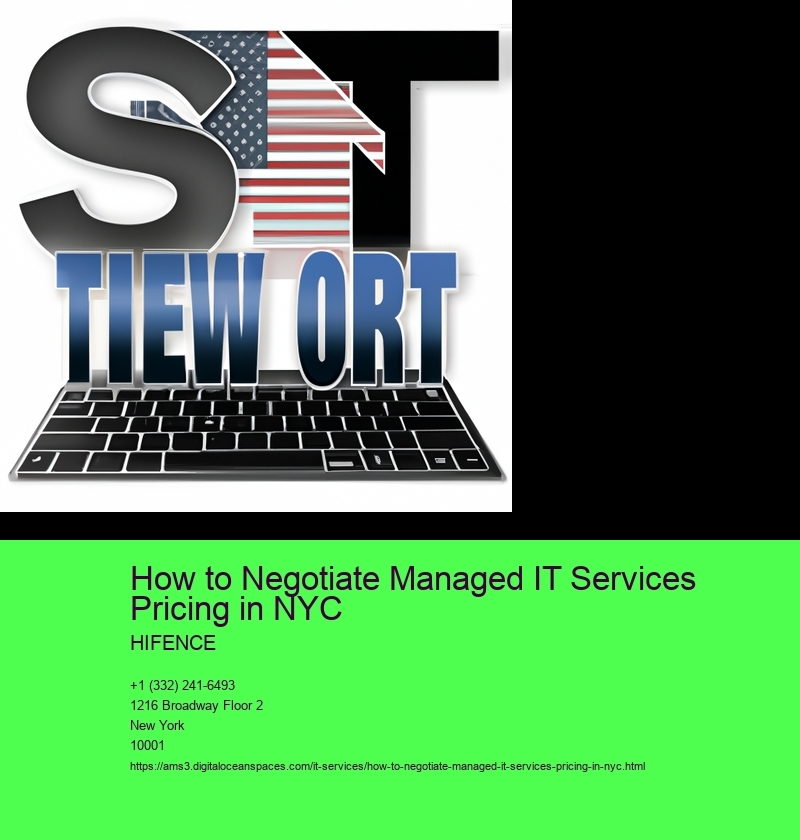 How to Negotiate Managed IT Services Pricing in NYC