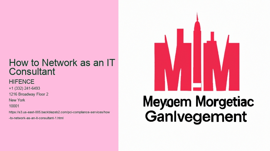 How to Network as an IT Consultant