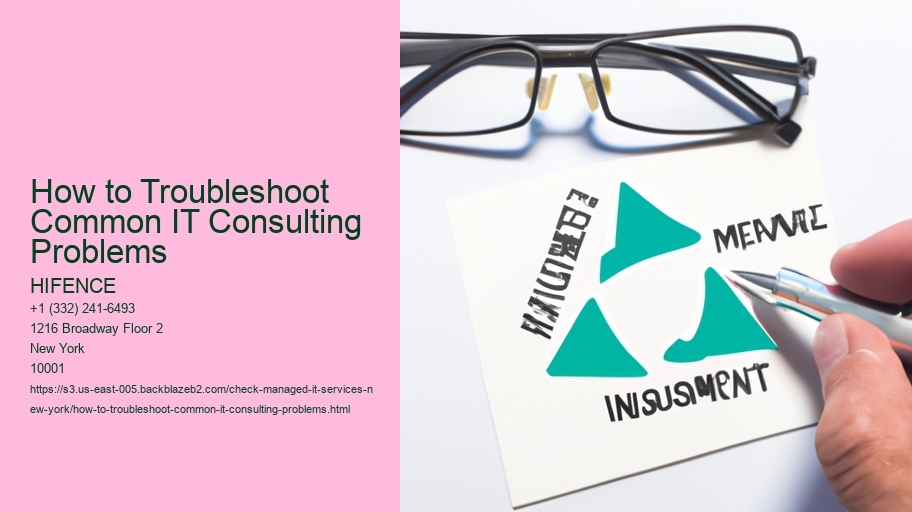 How to Troubleshoot Common IT Consulting Problems
