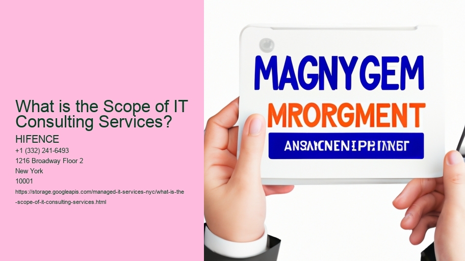 What is the Scope of IT Consulting Services?