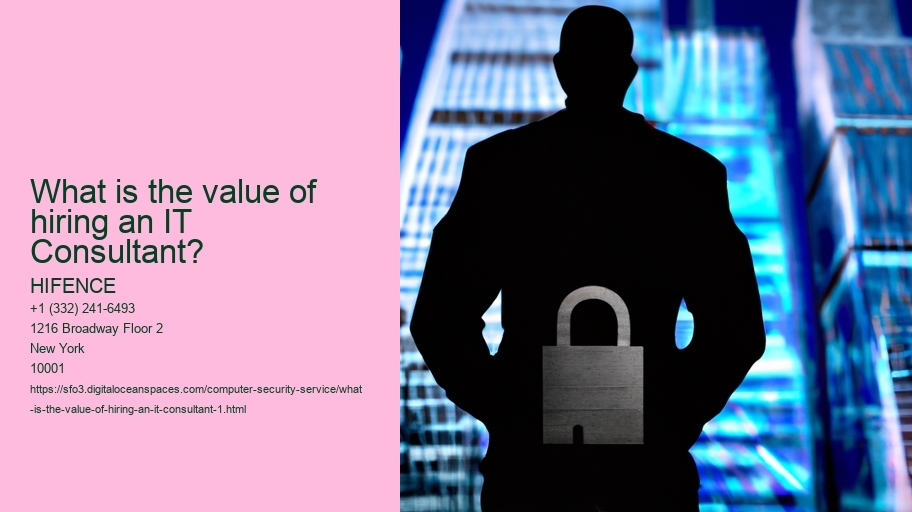 What is the value of hiring an IT Consultant?