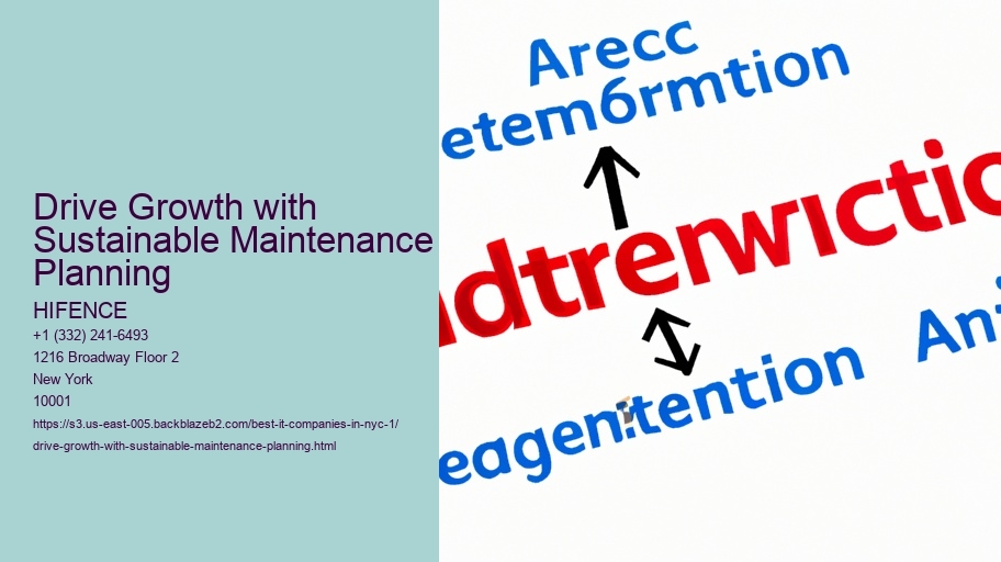 Drive Growth with Sustainable Maintenance Planning