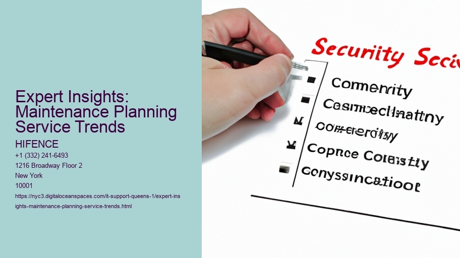 Expert Insights: Maintenance Planning Service Trends
