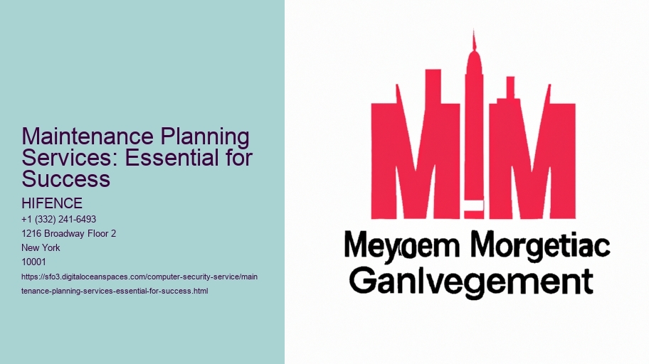Maintenance Planning Services: Essential for Success