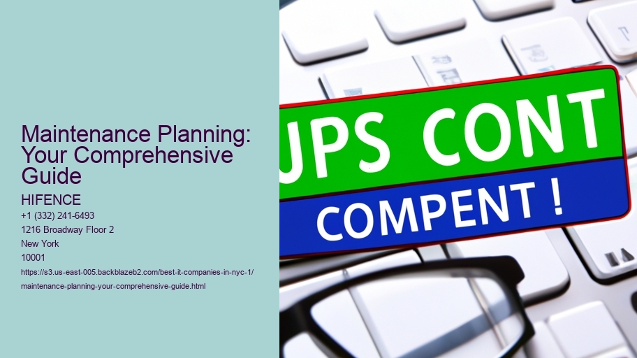 Maintenance Planning: Your Comprehensive Guide