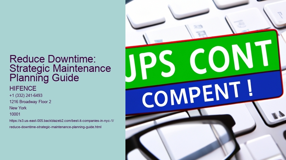 Reduce Downtime: Strategic Maintenance Planning Guide